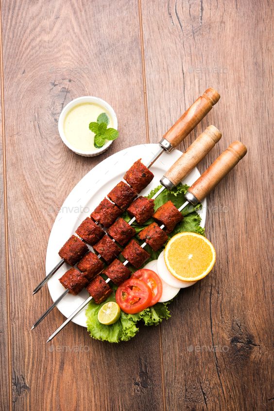 Raw Mutton Seekh  Kebabs (500g)