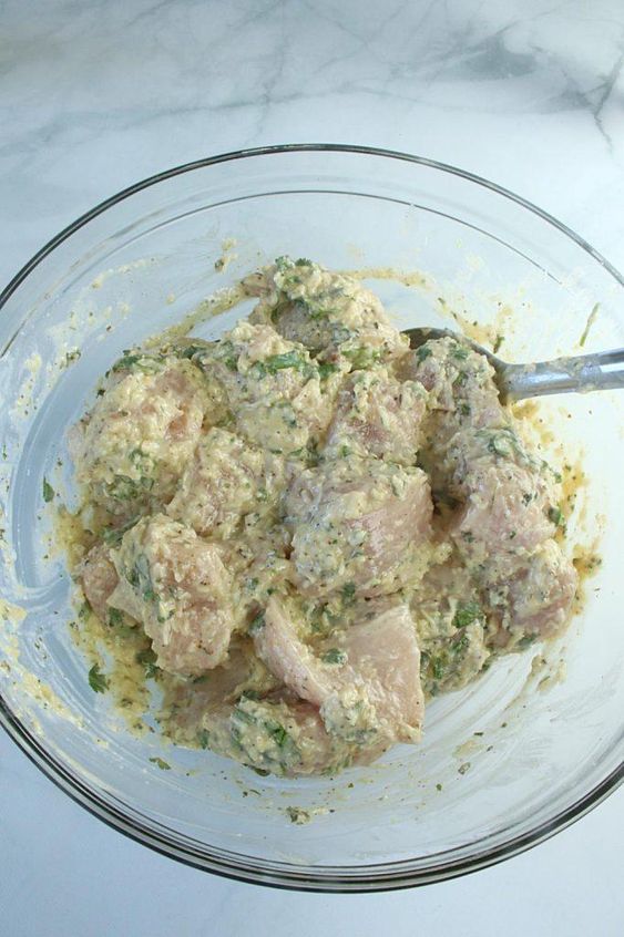 Chicken malai Tikka Marinate(Raw)